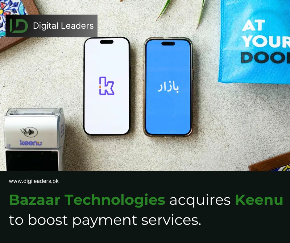 <a href="/BazaarTechPK/">Bazaar Technologies</a>  has announced the acquisition of payments company <a href="/KeenuPak/">Keenu.pk</a>  Wallet , signaling a major leap in its journey to build a unified digital ecosystem. With this strategic move, Bazaar is set to expand its footprint in the fintech space, offering more integrated