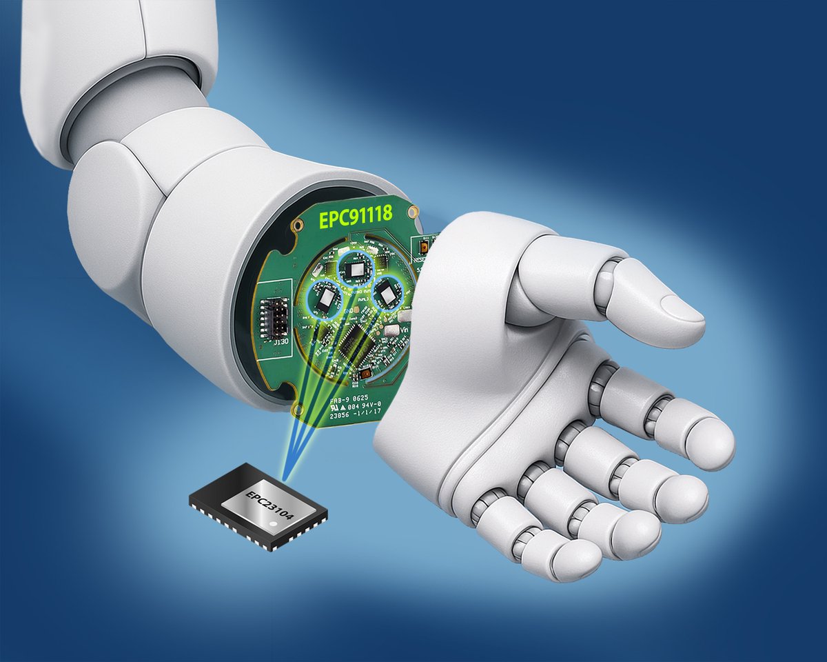 PwrElectronics's tweet image. #EPC Launches Industry-First #GaN Based #ReferenceDesign for Humanoid #Robot Motor Joints powerelectronicsnews.com/epc-launches-i…
