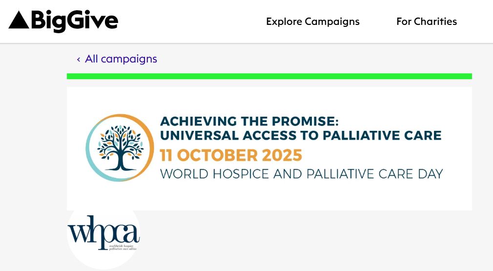 whpca's tweet image. We are appealing to you our members to keep World Day going by making a donation in support of WHPCA BigGive campaign to keep WHPCD campaigns going by following this link to the donation page ow.ly/8ZpV50Wmm4y