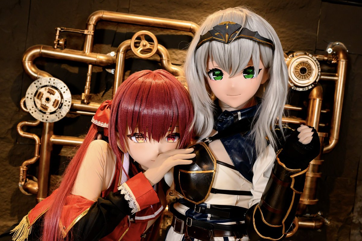 銀火、船火、船兔甚麼的
全都是假的！
⚔️銀船🏴‍☠️ 才是珍CP🤤

🏴‍☠️@Akina_Kig 
📸<a href="/HyperNekkoChi/">究極superねっ子🍑🥟</a> 

#マリンのお宝 #宝鐘マリン #ノエラート #白銀ノエル
#kigurumi #着ぐるみ #HKKiger