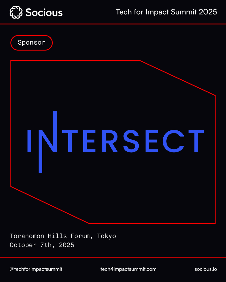T4ISummit's tweet image. 🚀 Intersect is sponsoring Tech For Impact Summit 2025!
They’re putting community-led innovation & Cardano governance in the spotlight..
Don't miss this chance of real-world impact. 🌍💡
🎟️ Check here👉 tech4impactsummit.com/tickets
#TechForImpact #Intersect #Cardano #Web3