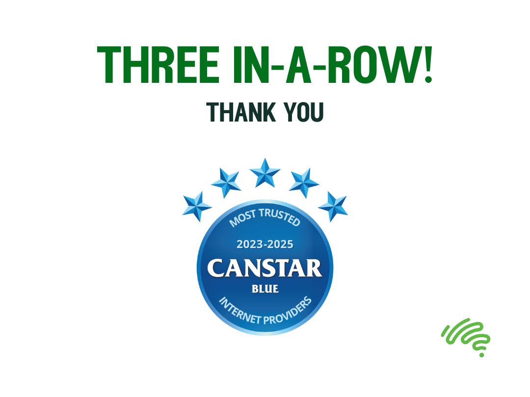 Aussie Broadband (@aussie_bb) on Twitter photo We’ve just been named <a href="/canstarblue/">Canstar Blue</a>’s Most Trusted Internet Plan Provider for the third year in a row!
To you, our customers, thank you for trusting us to keep you connected. Of course, a big shoutout to our amazing team – your dedication makes this possible every day. We’ve just been named <a href="/canstarblue/">Canstar Blue</a>’s Most Trusted Internet Plan Provider for the third year in a row!
To you, our customers, thank you for trusting us to keep you connected. Of course, a big shoutout to our amazing team – your dedication makes this possible every day.