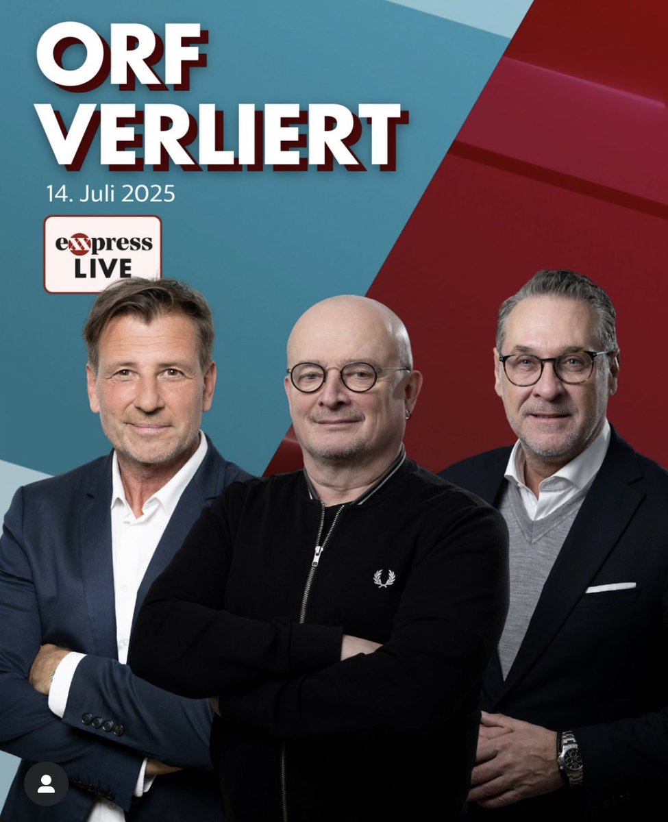 HCStrache1's tweet image. Zum Nachschauen!
Thema 1: ORF verliert Zwangsbeitrag ungültig & politische Unabhängigkeit?
Thema 2:
Christlicher Werteverlust
CDU/CSU-SPD-Koalition im Streit
Thema 3:
Woke-Unterhaltungsindustrie
Pop-Kultur als Propaganda für politische Ideologien
youtube.com/live/0dzd30III…