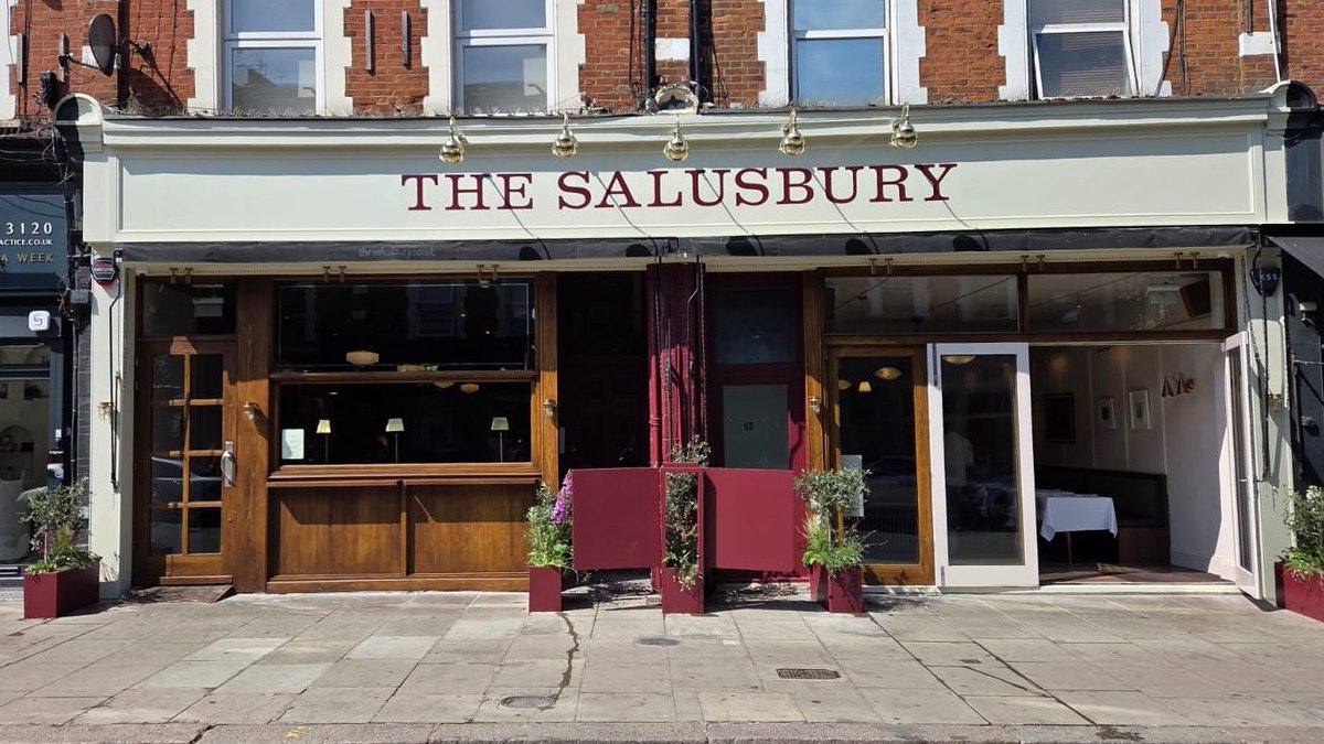 NLondonCAMRA's tweet image. The Salusbury pub in Queen’s Park NW6 has reopened after an extensive refurbishment. Same layout, right half for dining - full menu from 16 July. Left half and central bar - drinking area with a bar menu. Cask lines removed. Very busy on opening evenings.
