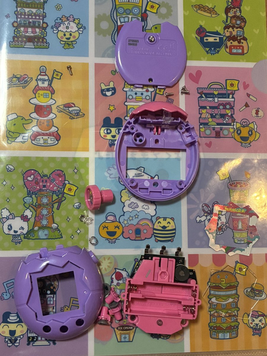 たまごっちパラダイスの スキン交換︎🫶💕 バラしたりしてみたけど