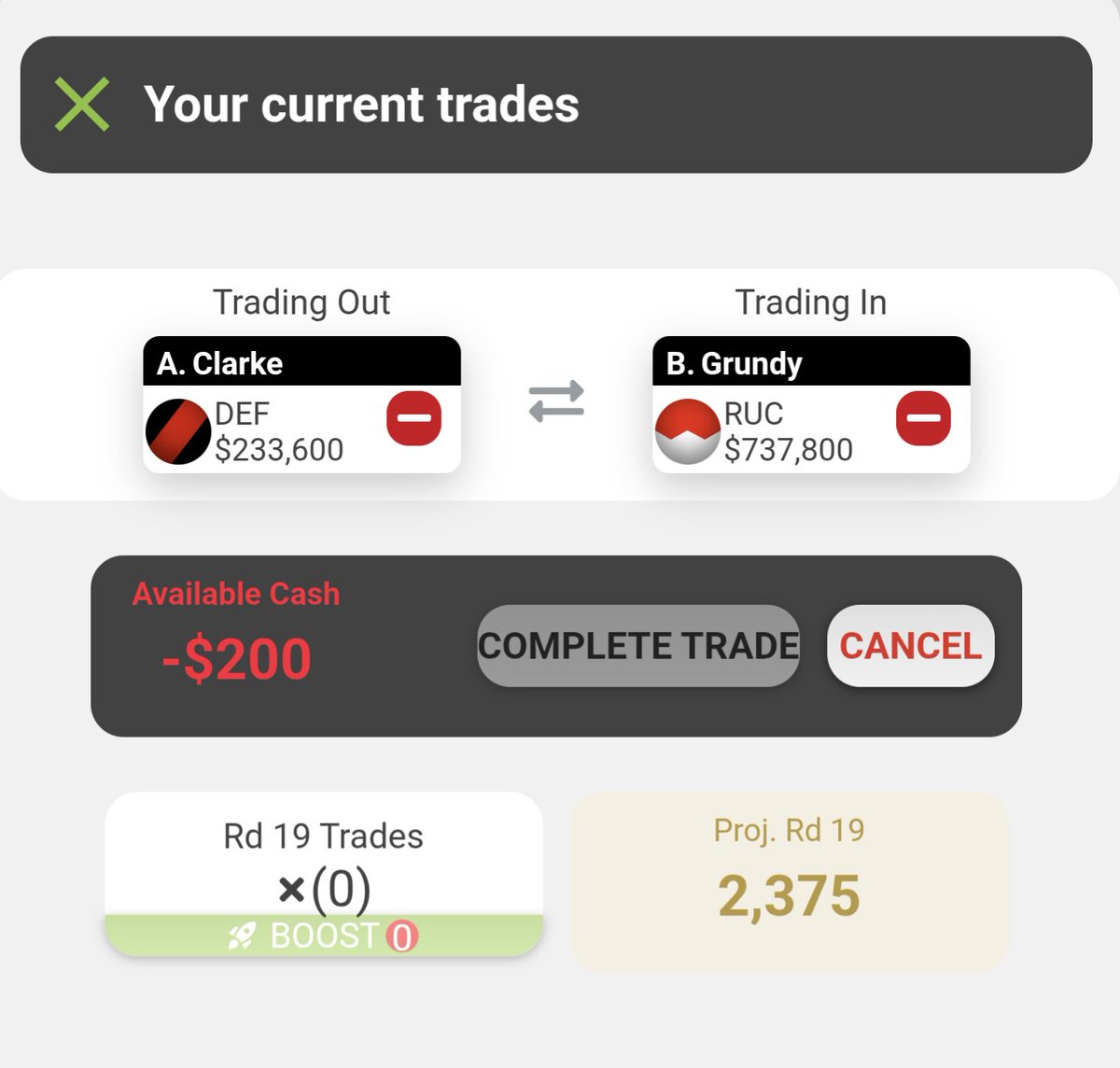 that_grumpy_guy's tweet image. Hey @SuperCoach
Can you spot me the $200 please. I&apos;m good for it........ Honest

#supercoach