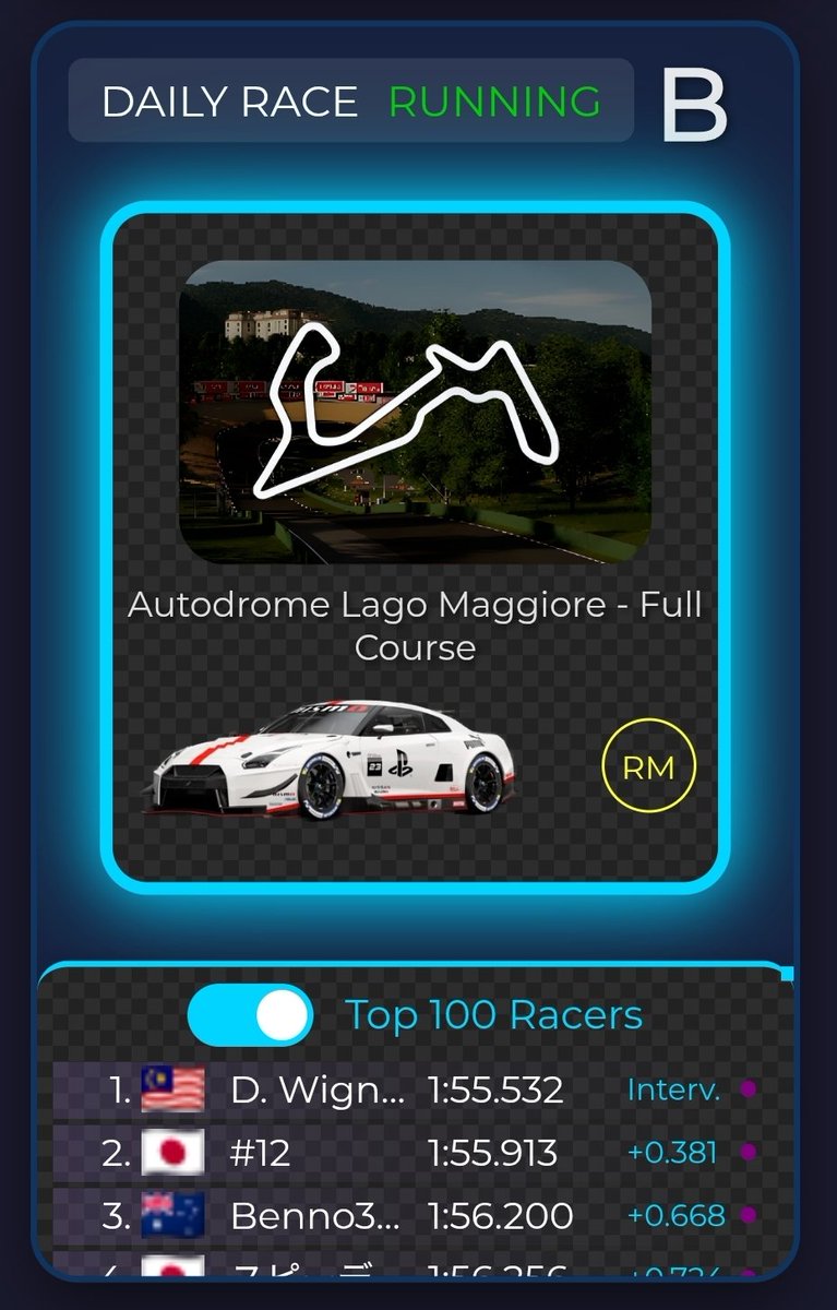 HungaryRace's tweet photo. The weekly 'Daily Race' has started.

https://t.co/MODWfGM02g

#GT7 #DailyRace #ROH https://t.co/1CR5hXIX0B