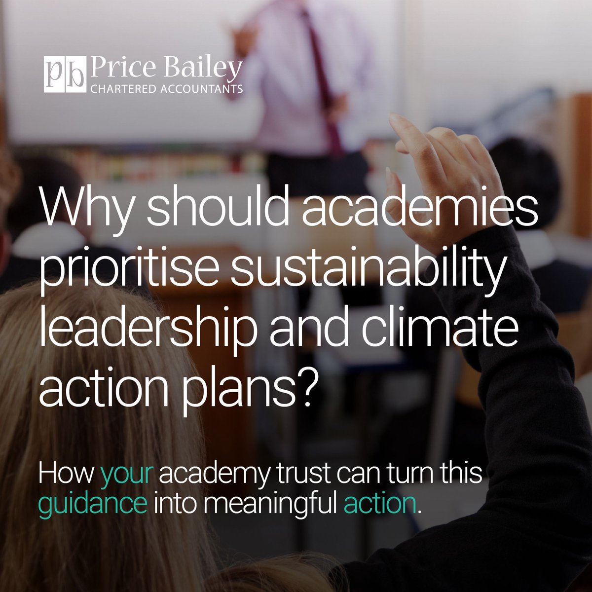 Why should academies prioritise sustainability leadership and climate action plans?

The Department for Education (DfE) has made its expectations clear: by 2025, every education setting in England should have a named sustainability lead and a climate action plan in place. 

So,