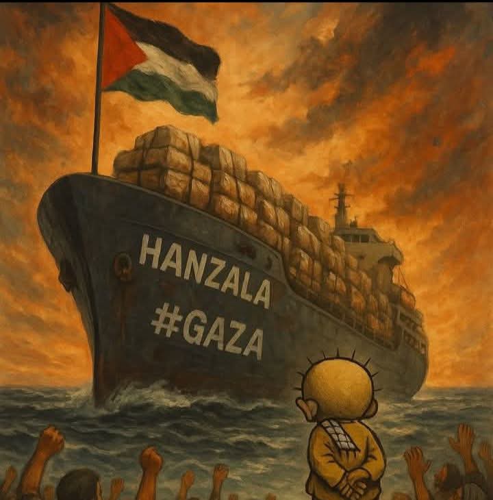 Onurlu vicdan ehli olanlar, bu zulme rıza göstermiyor...
Madleen'den sonra Gazze ablukasını kırmak için Hanzala gemisi yola çıktı
Bir umut, bir kurtuluş, bir ışık olma adına yola çıktılar.
#WeAreHanzala