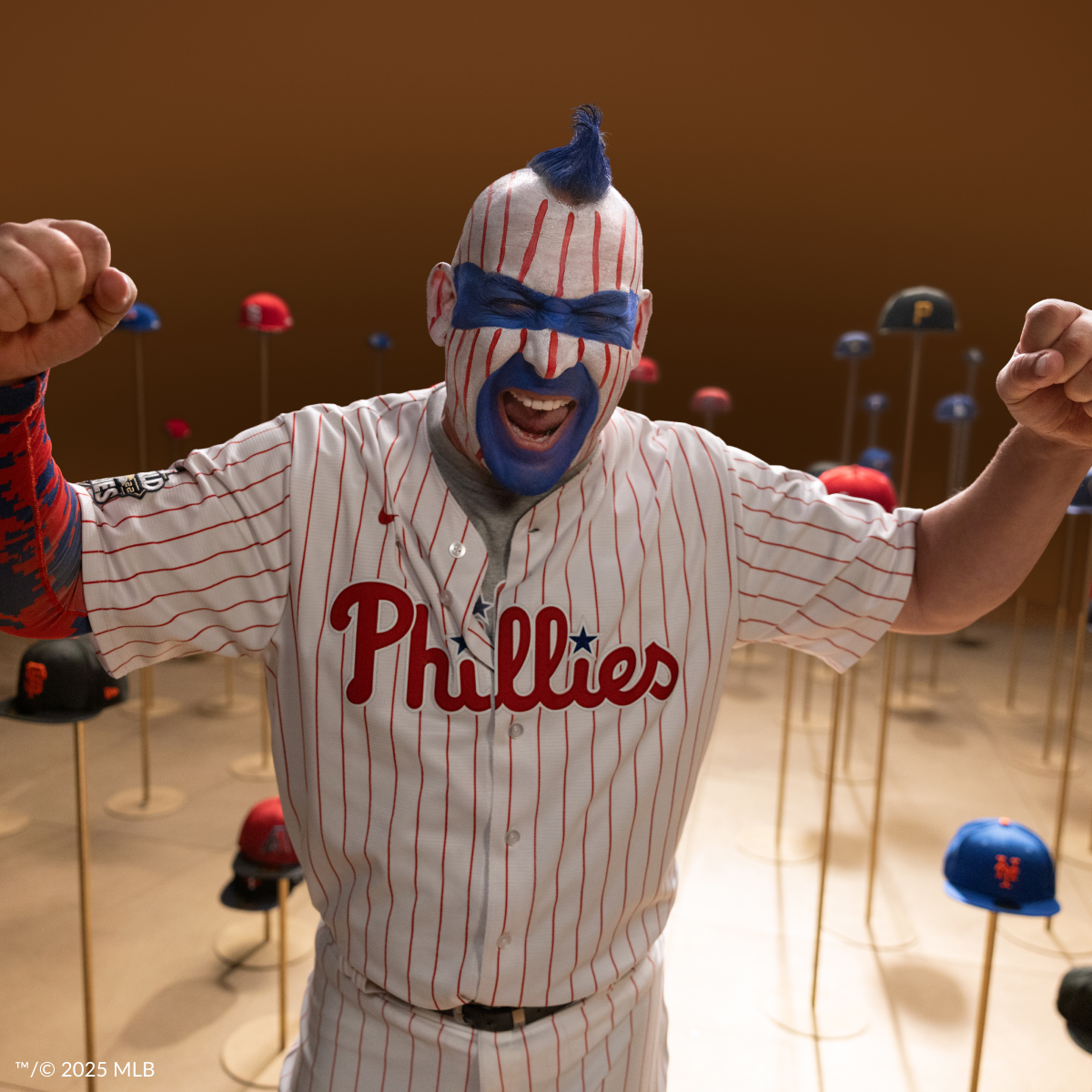 NewEraCap's tweet image. Most know him as The Philly Sports Guy, but the story starts with Jamie - a 70's kid with big dreams and unwavering Phillies pride. Over 1,000 home games later, he's still showing up face painted and crowd hyped. Because Nothing Beats Real. newer.ac/NothingBeatsRe…