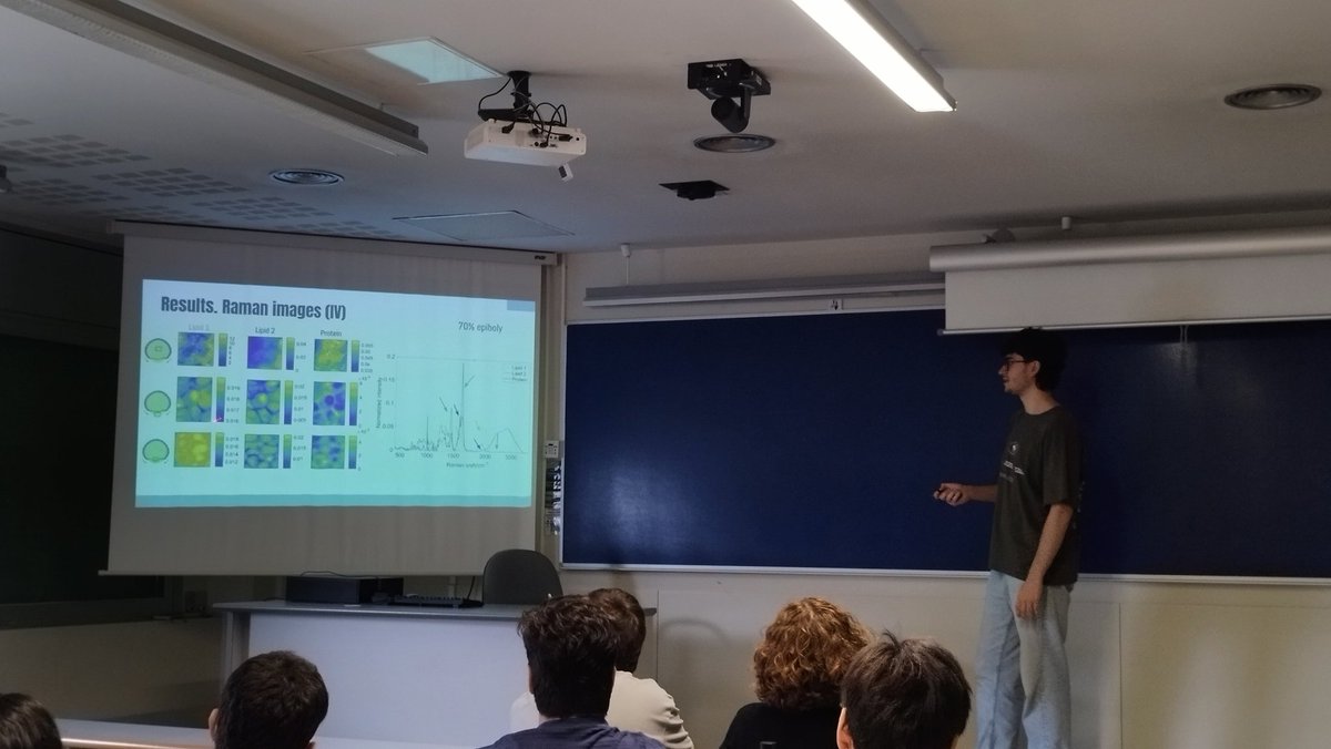 SLN_ICFO's tweet image. 🎉 Huge congratulations to Jaume Torner on successfully defending his master's degree final project!
"Study of Early #Zebrafish Embryo Development Using #Raman and #Fluorescence Chemical Imaging and #Chemometrics" 🐟🔬