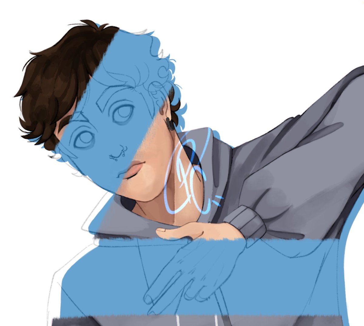 #carrefanart <a href="/rodricarreraaa/">carre</a> 
tengo mucho bloqueo pero ahora espero regresar con más dibujitos y animaciones (en la segunda imagen hice como que el dibujo final y el sketch en uno solo 🤓👆)