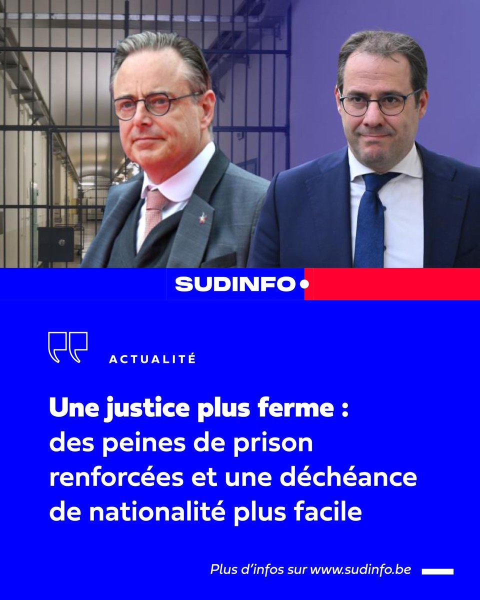 DavidClarinval's tweet image. L’Arizona instaure une justice plus ferme pour mieux lutter contre la criminalité organisée, notamment à travers l’aggravation des peines et un élargissement du dispositif de déchéance de nationalité.
Avec ces mesures, nous concrétisons des demandes du MR et envoyons un message…