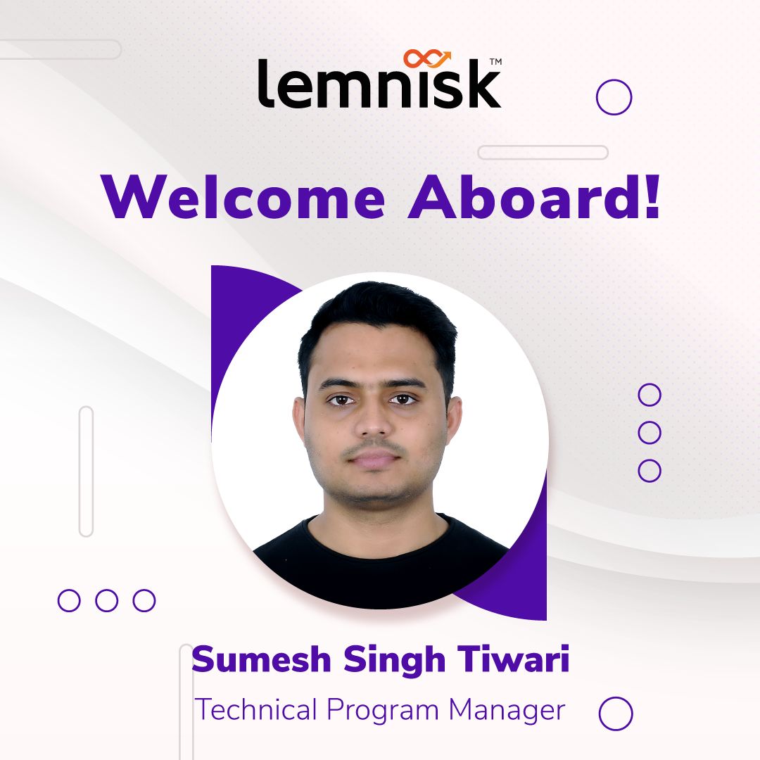 LemniskCo's tweet image. Welcome to the @LemniskCo family, Sumesh Singh Tiwari! Wishing you an amazing career ahead.
#workatlemnisk #technicalprogrammanager #engineering #lemniskcareers