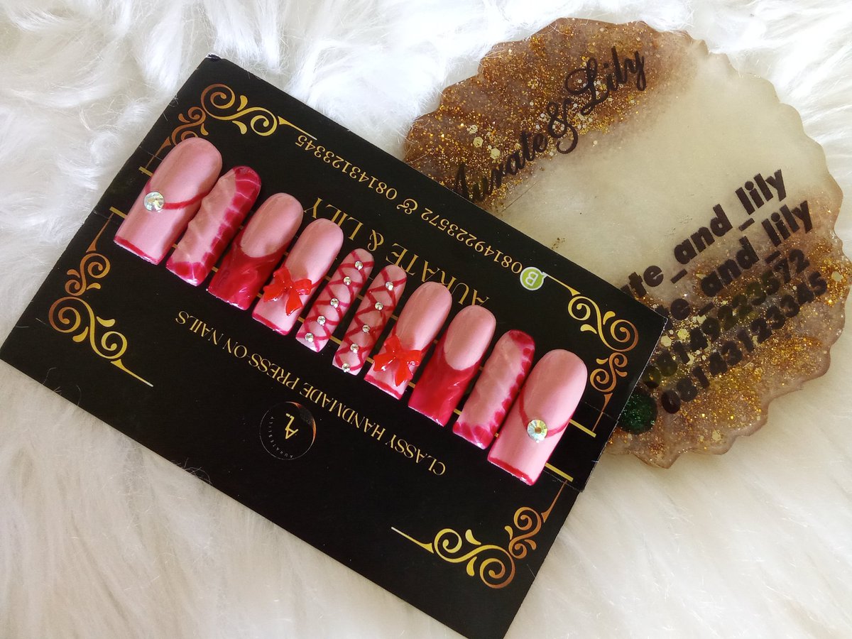auratelilyluxe's tweet photo. BEAUTIFUL PRESS-ON NAILS AVAILABLE FOR PICKUP AND DELIVERY 💅💅💅 
At affordable price, DM @ 08143123345

Twitter challenge Day 4  
#G10CI30Days 
#G10CD4M https://t.co/vKqvtnizjY