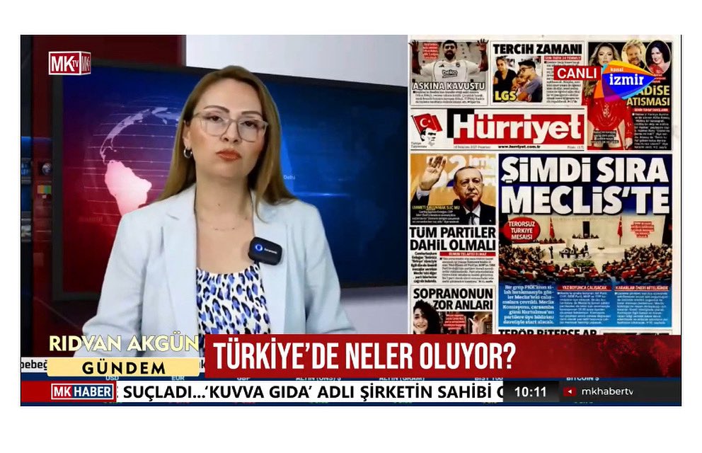 #CANLI
Duygu Hacıoğlu ile #GazeteManşetleri başladı

MK TV İZLEMEK İÇİN:
DIGITURK 72. KANAL
D-SMART 255. KANAL
mktv.com.tr