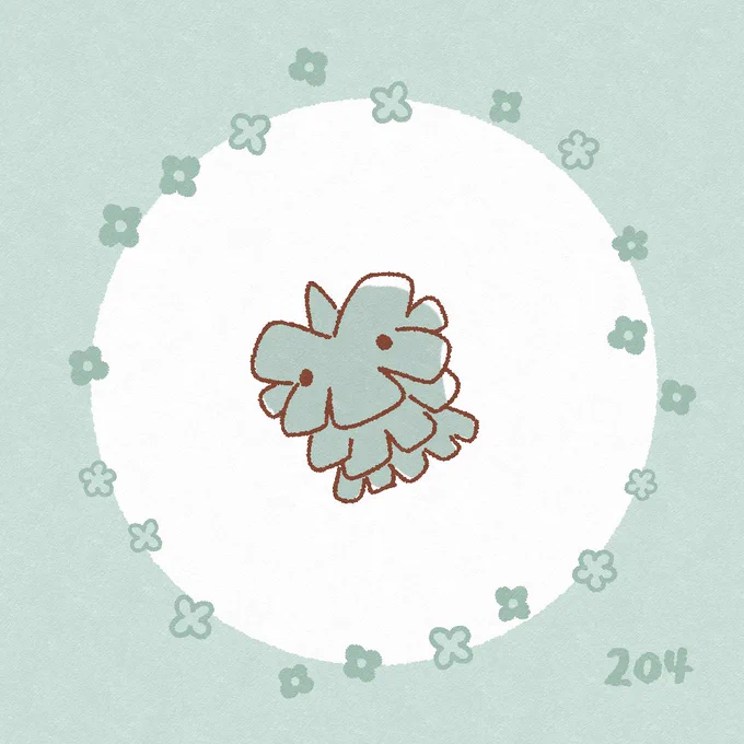 No.204 クヌギダマ #Pokémon