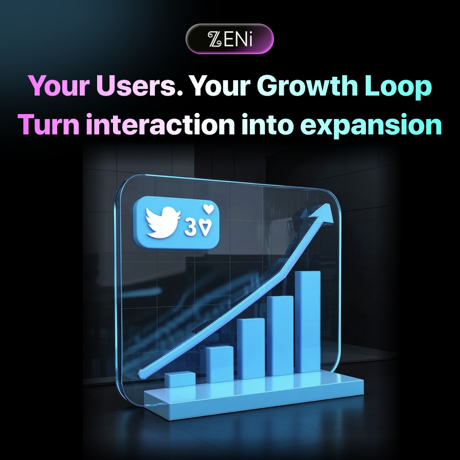 ZENi_io's tweet image. With ZENi Agent embedded, every user interaction, like, post, share, earns them a Reward!
What if your users did your marketing?
They grow your brand while earning. You grow a real community while scaling.
🌱 Let ZENi Incentivized users drive the most authentic growth.
#ZENi…