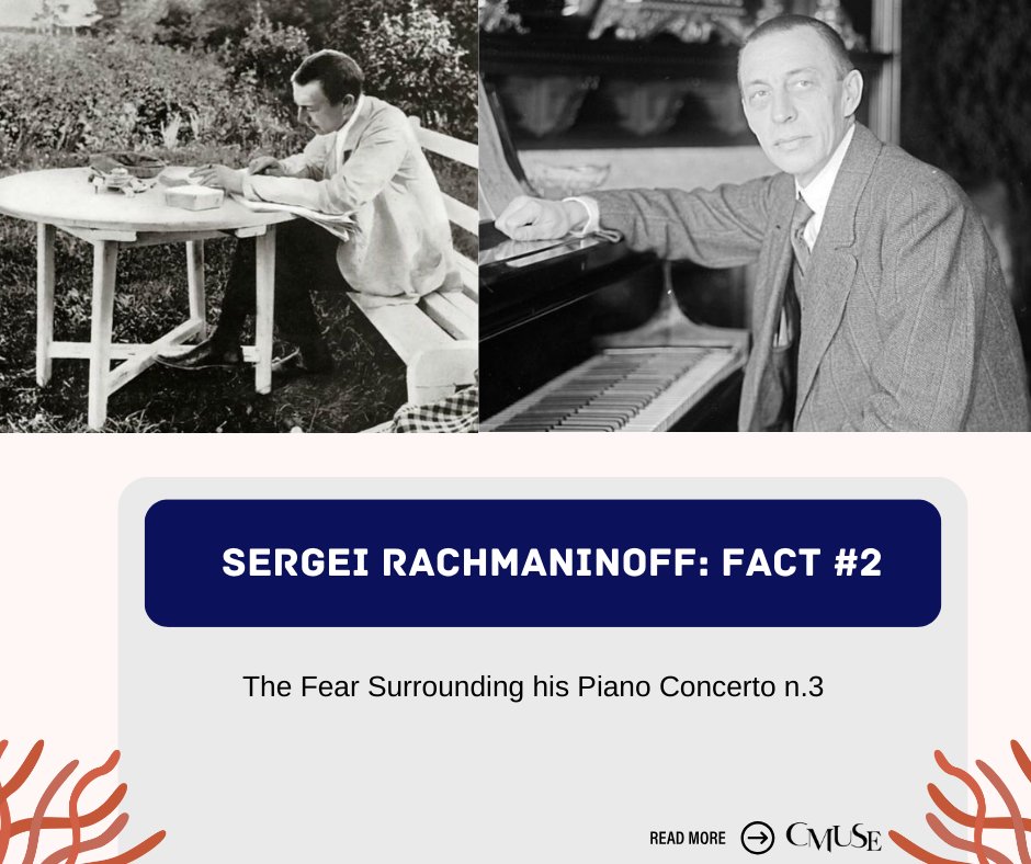 cmuseorg's tweet image. The Fear Surrounding his Piano Concerto n.3

Many pianists fear Rachmaninoff’s Piano Concerto n.3, deemed one of the most technically challenging concertos in the classical repertoire: Joseph Hofmann, to whom the work was dedicated, never performed it in public.

It wasn’t for…