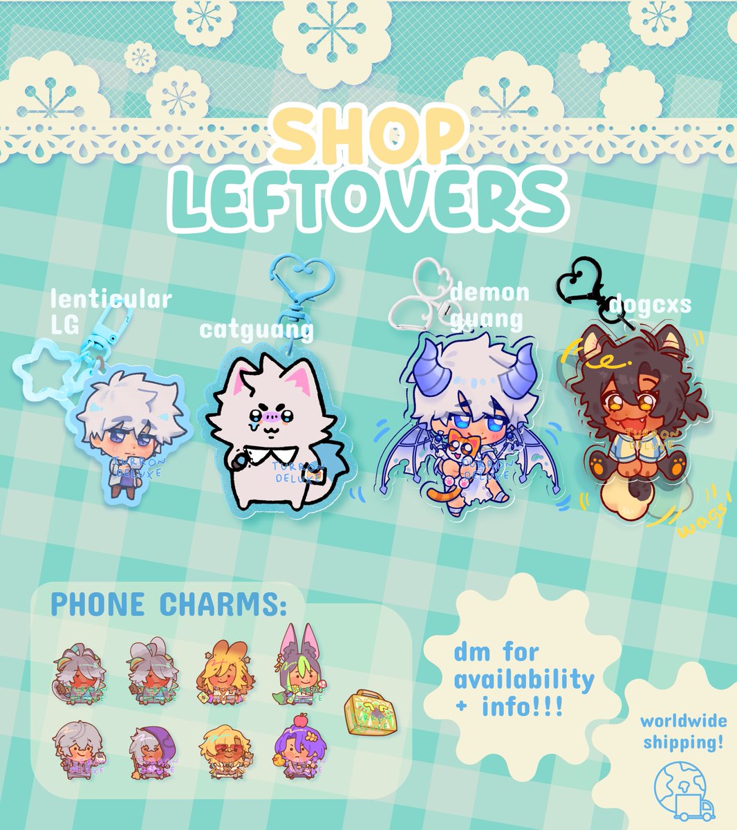 turrondeluxe's tweet image. Updated! ૮ • ﻌ - ა sketch coms open!!! (vgen link in thread) + shop leftovers #shiguang #linkclick #dancae