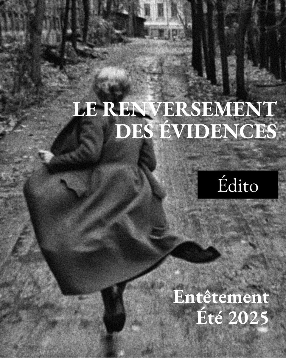 entetementrevue's tweet image. *** Le renversement des évidences ***
Édito
" Le caractère contre-révolutionnaire se démontre dans l’absence de puissance de vérification."
entetement.com/le-renversemen