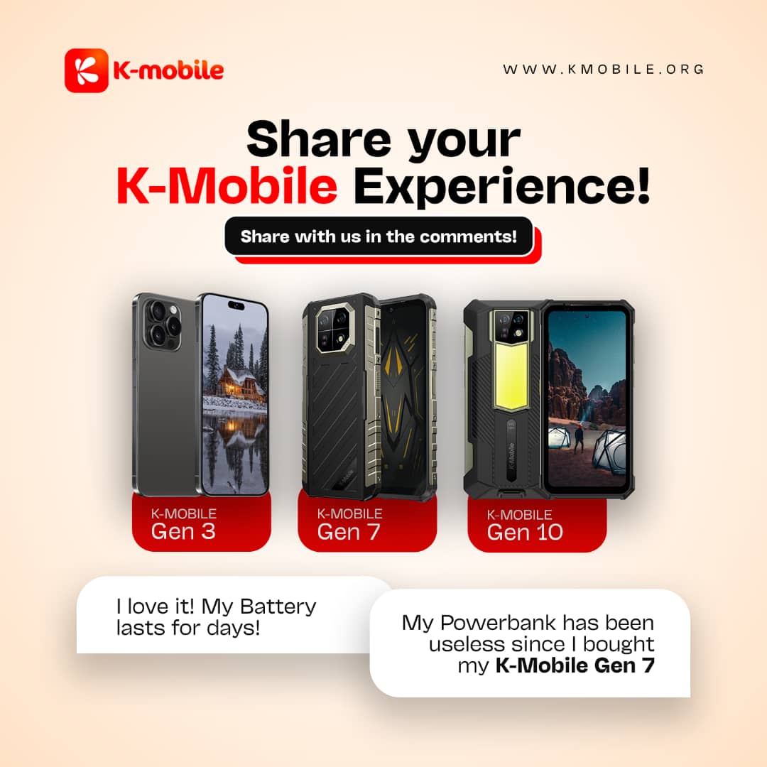 KMobile_0's tweet photo. 📱✨ We want to hear from YOU!
How has your K-Mobile made life easier?
Drop your story in the comments! 👇

#KMobile #UserStory #ShareYourExperience
#LoveIsland https://t.co/RnwCN2VQPH