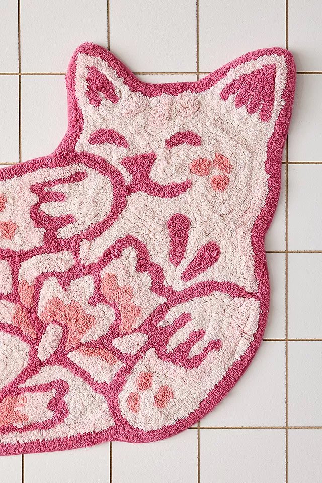 sakura kitty bathmat 🎀