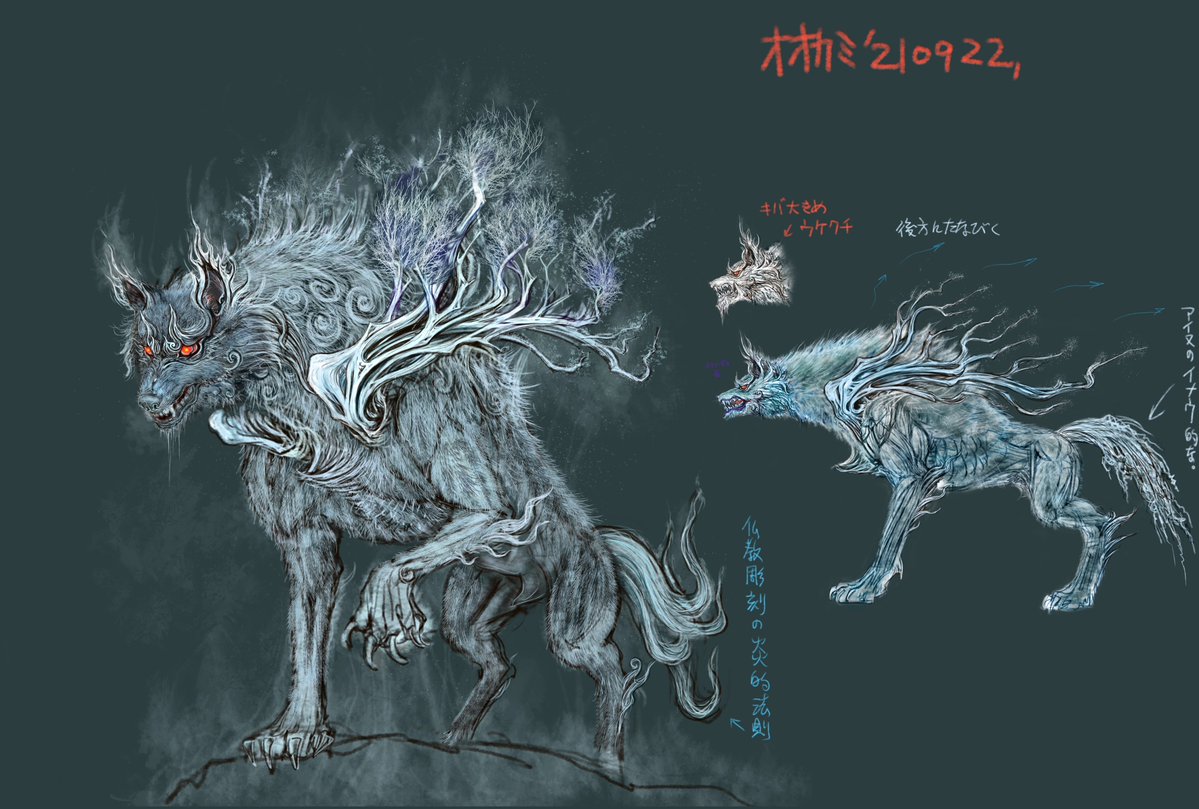 playWildHearts's tweet image. As an iconic beast for the game, we aimed to make "Deathstalker" look mighty. Its movements balance stillness and motion and it has the ability to freeze its surroundings. Take note of the natural erosion carefully depicted by the art director. -Producer Hirata
#NintendoSwitch2