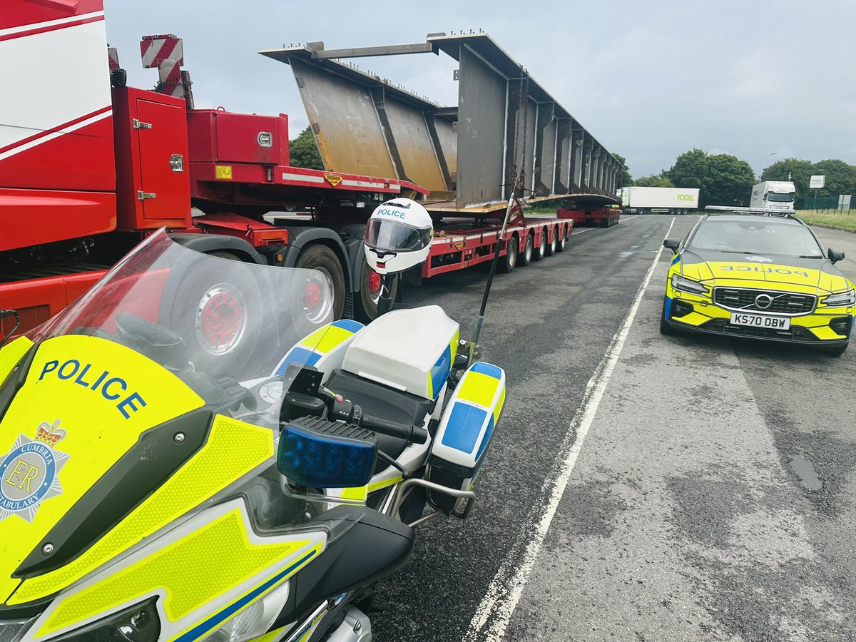 Cumbria Roads Police & Firearms Support Unit. (@cumbriaroadspol) on Twitter photo We’re escorting this bridge span today from #M6 #Southwaite to #Clifton which will involve a carriageway crossover between J40 and J39 during rolling roadblocks both NB and SB. Anticipated departure time 0900hrs <a href="/CumbriaRdWatch/">Cumbria Road Watch</a> <a href="/Cumbriapolice/">Cumbria Police</a> We’re escorting this bridge span today from #M6 #Southwaite to #Clifton which will involve a carriageway crossover between J40 and J39 during rolling roadblocks both NB and SB. Anticipated departure time 0900hrs <a href="/CumbriaRdWatch/">Cumbria Road Watch</a> <a href="/Cumbriapolice/">Cumbria Police</a>