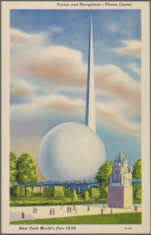 HumanoidHistory's tweet image. Greetings from the New York World's Fair, 1939. Via @nypl.