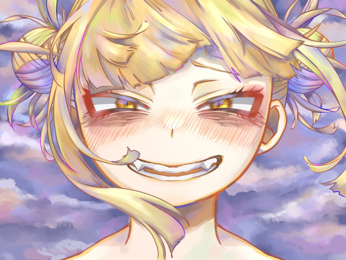 n_r33x3's tweet image. トガちゃん制作過程💉
 #ヒロアカ  #ヒロアカイラスト #絵描きさんと繋がりたい
