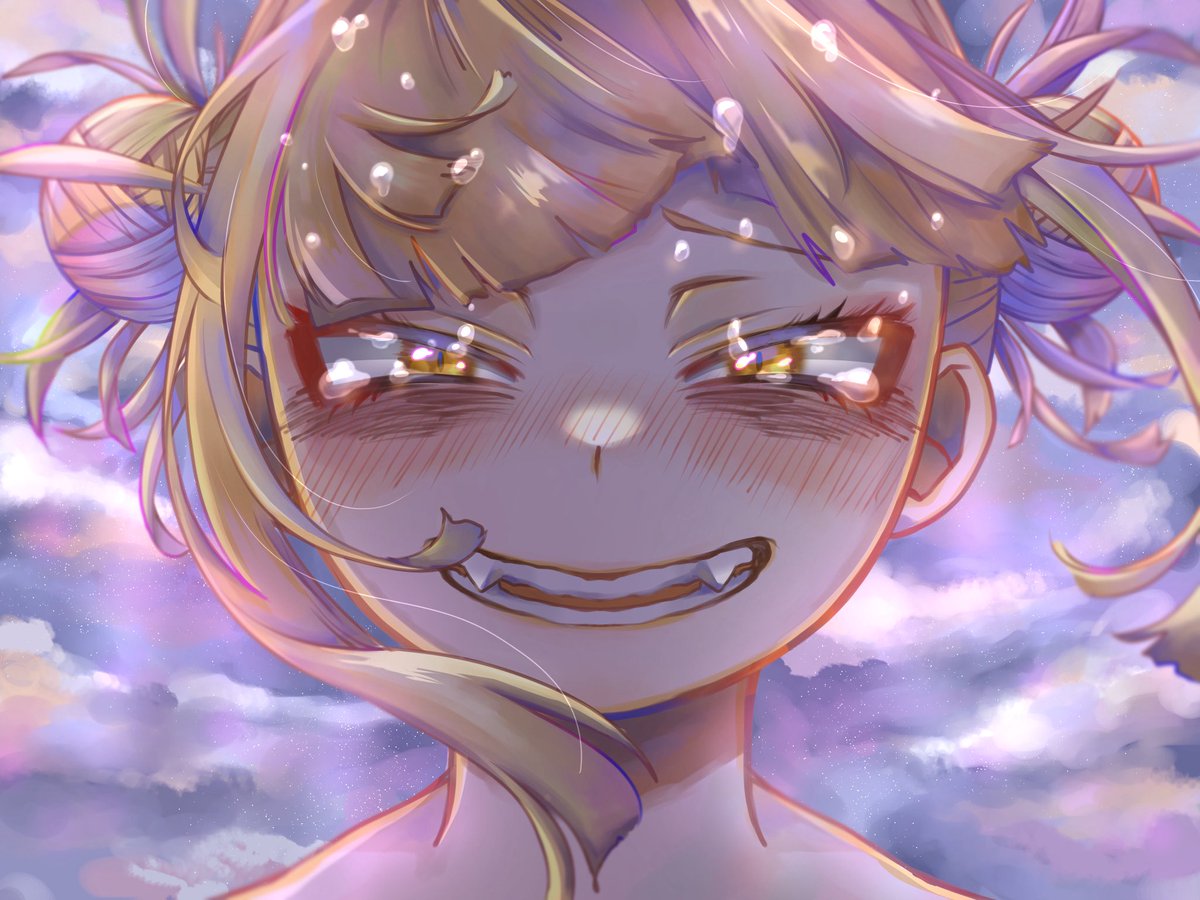 n_r33x3's tweet image. トガちゃん制作過程💉
 #ヒロアカ  #ヒロアカイラスト #絵描きさんと繋がりたい