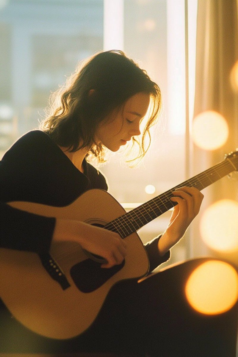 Soft whispers hum,
fingers dance lightly—
a gentle song awakens.