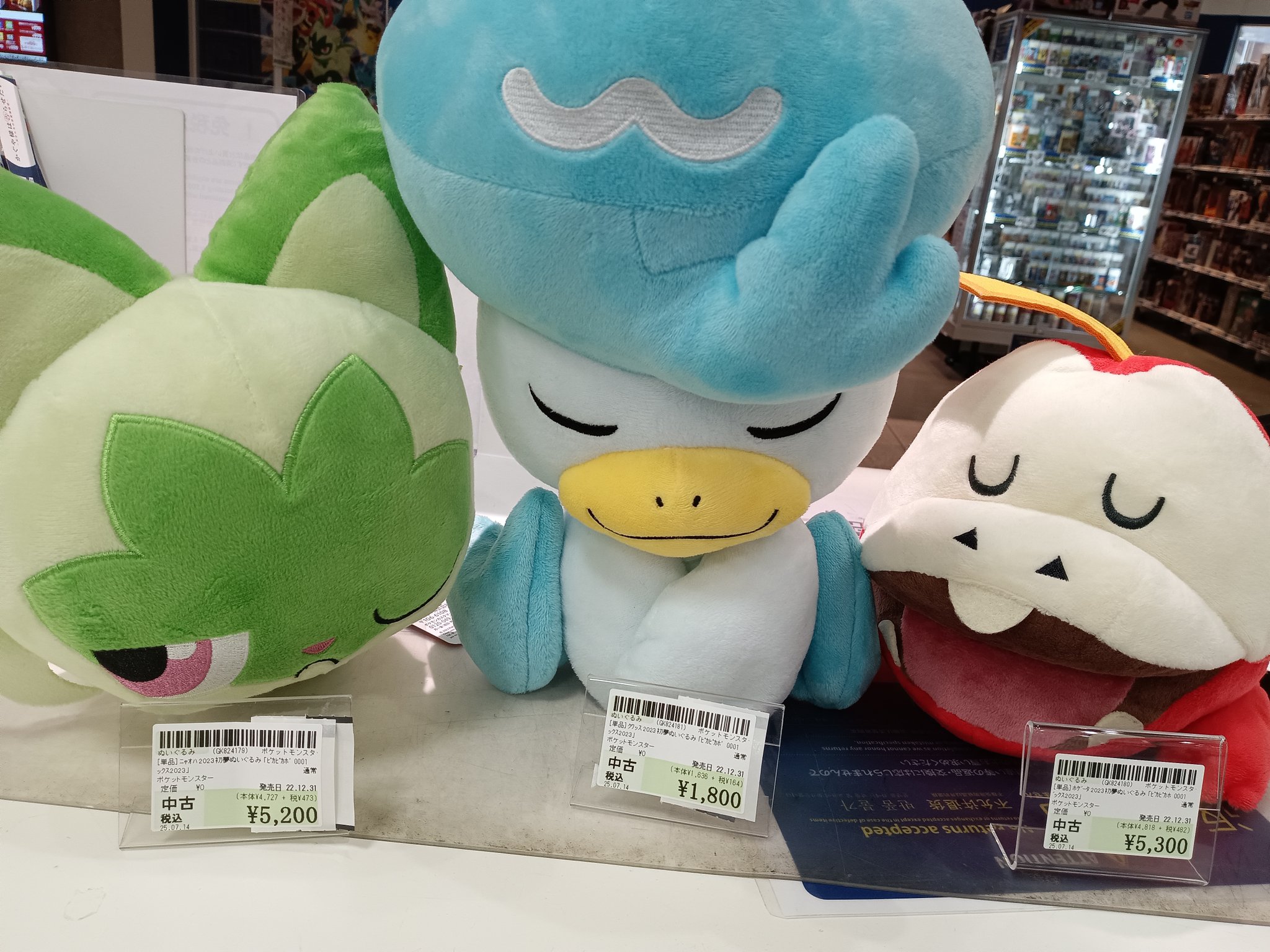 ポケモンセンター 2023年初夢ぬいぐるみ ホゲータ 未開封 ホゲータ