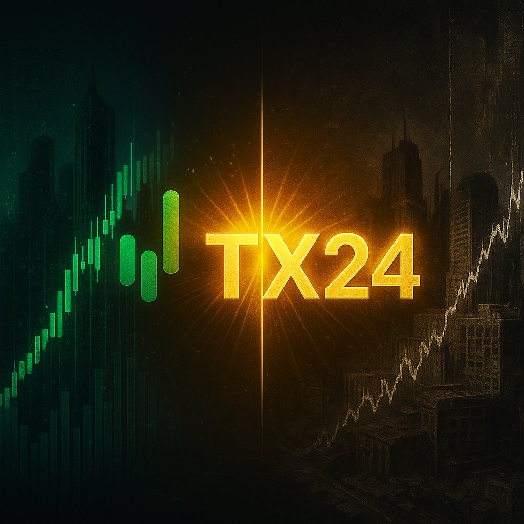Tx24 is unlocking a $4 trillion opportunity.

Today, trillions in annual trading volume remain out of crypto's reach due to outdated tech.

We're bridging that gap with institutional-grade infrastructure and speed.

#CryptoTrading #FinTech #MarketAccess