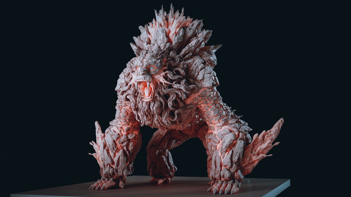 playWildHearts's tweet image. "Lavaback" was designed as a formidable early enemy, featuring flexible lava arms and a humanoid form that allows for dynamic actions.
With rock-like skin covered in lava, it evokes the image of a traditional Japanese armored warrior. -Producer Hirata
#NintendoSwitch2
