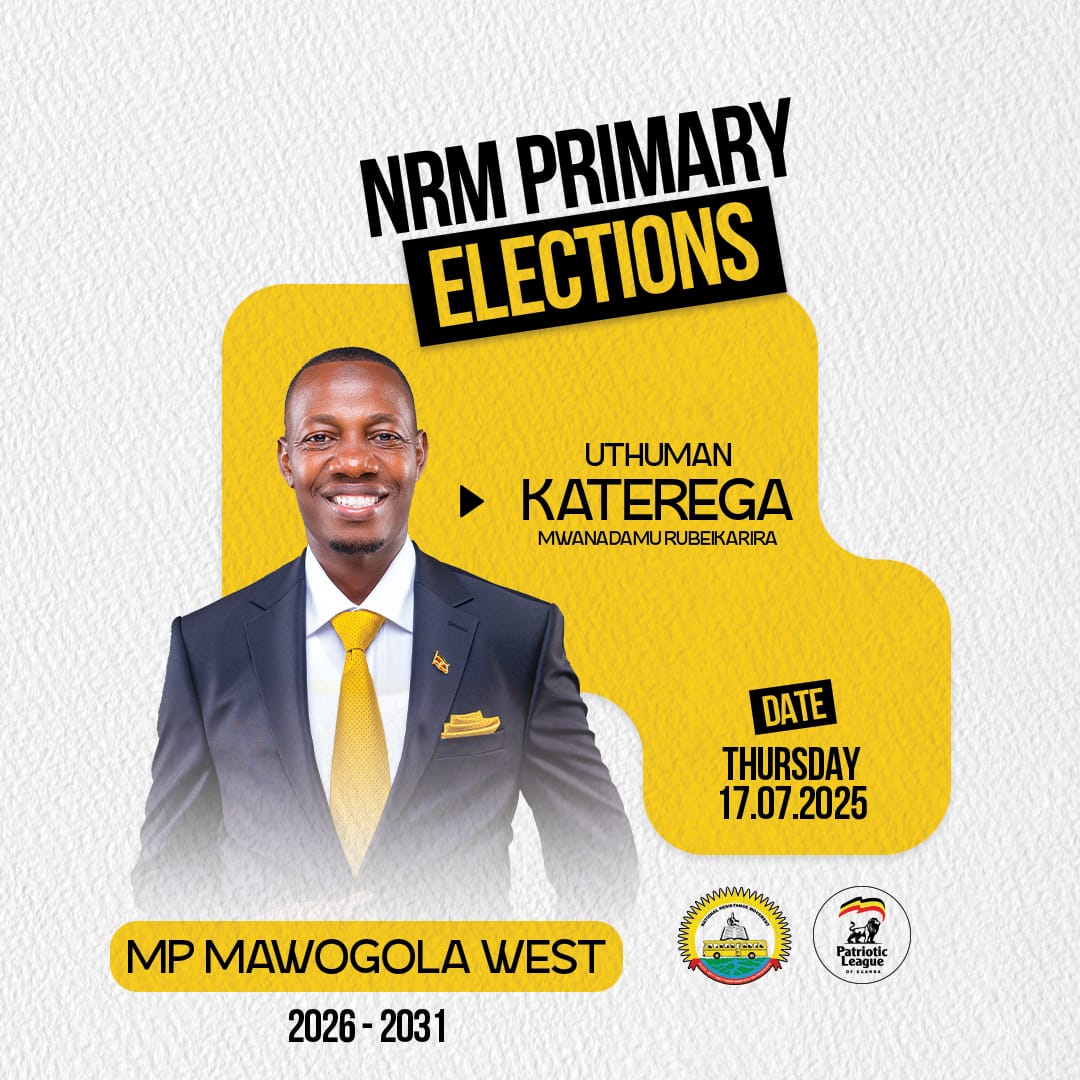 Hon. <a href="/KateregaUthman/">Katerega Uthman</a> reminds all residents of Mawogola West that voting takes place this Thursday.

He is the only candidate with a proven record of community service, youth skilling, and grassroots empowerment. While others speak, Katerega acts, with boreholes, education