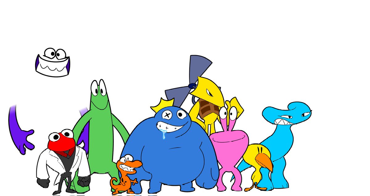 ZagaBrothers's tweet image. Rainbow friends!
Is Here 💙💚🧡💜✨
#Rainbowfriends
#RainbowfriendsFanart
#ROBLOX