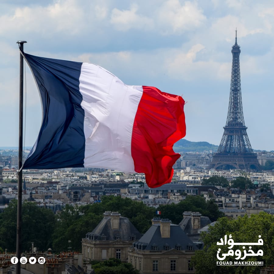 fmakhzoumi's tweet image. بمناسبة العيد الوطني الفرنسي، أتوجّه للرئيس إيمانويل ماكرون وللشعب الفرنسي العزيز، بأطيب التمنيات بدوام التقدم والازدهار والاستقرار.
فرنسا التي تجمعها بلبنان علاقة عميقة وراسخة من الصداقة والتعاون، لم تتوانَ يوماً عن دعم استقرار وطننا ووحدته وسيادته، ومساندة الشعب اللبناني في…