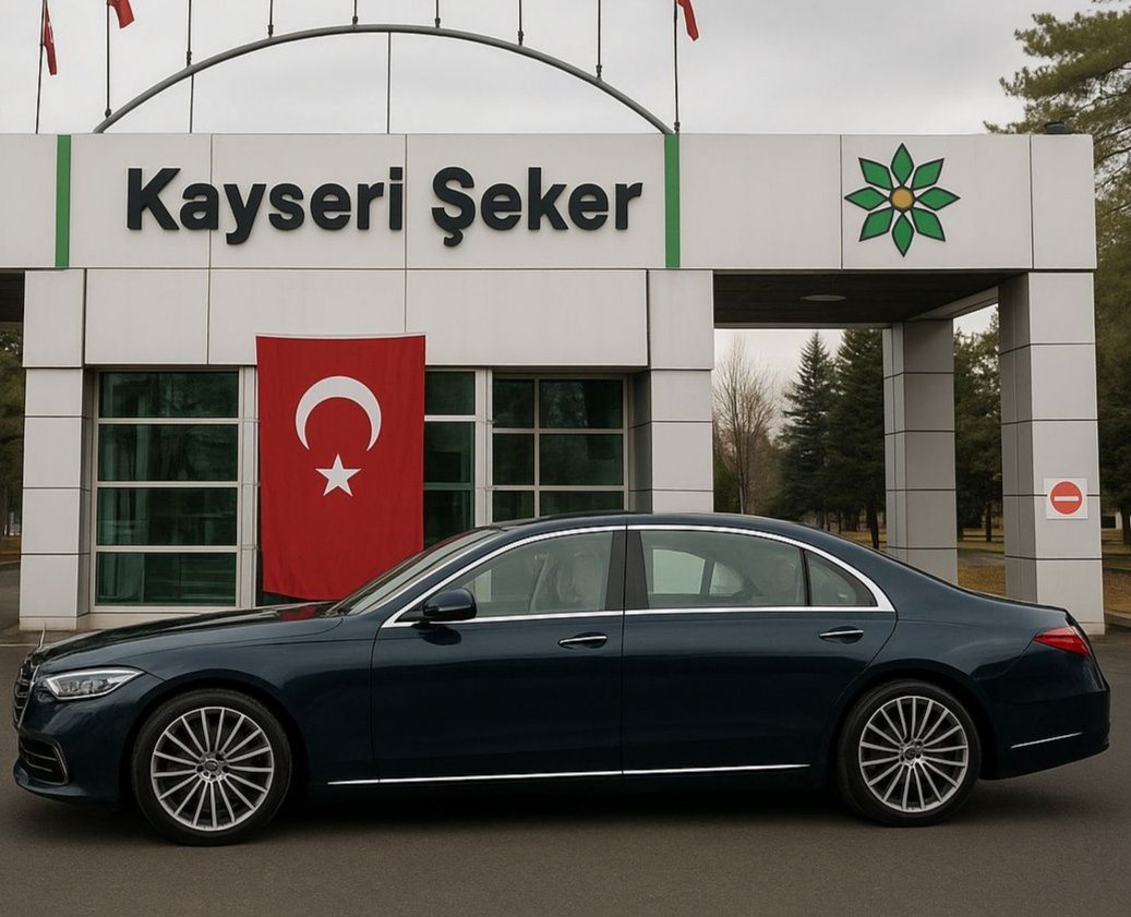 Burası,
Kayseri Şeker Fabrikası.
Önünde duran da S 500
Sonderklasse
Yani,
Özel sınıf mersedes.
Yönetim kurulu başkanı için,
0 km taptaze.
Fiyatı 25.560.000 TL
(Yazı ile : yirmi beş milyon küsür TL)
Şimdiki başkan,
Önceki başkanı (Vedat Ali Özışık)
Bu arabaya biniyor diye