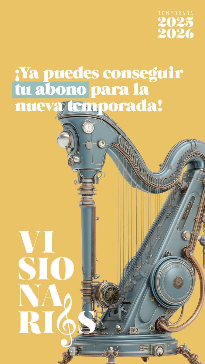 🤩 La temporada más valiente que hemos imaginado: eso es 'Visionari@s'

✨ Conoce a los compositores que abrieron horizontes con su música a través de los 18 conciertos programados para la temporada 2025/2026.

📌 sinfonicadetenerife.es/programacion-y…