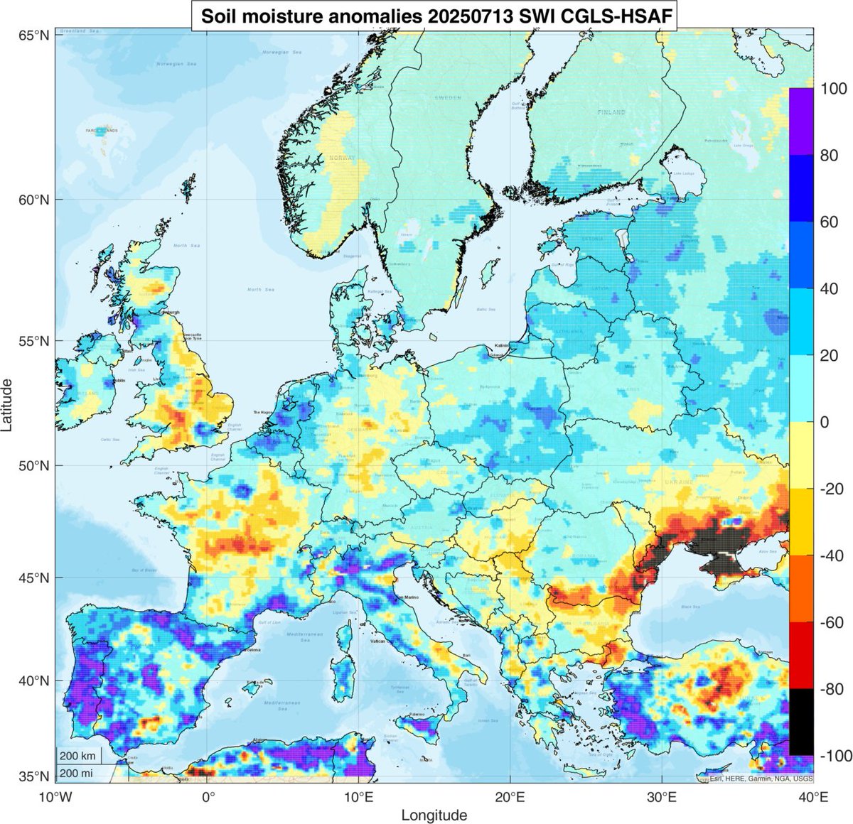 HydrologyNext's tweet image. 𝗗𝗿𝗼𝘂𝗴𝗵𝘁 𝗶𝗻 𝘀𝗼𝘂𝘁𝗵𝗲𝗿𝗻 𝗨𝗸𝗿𝗮𝗶𝗻𝗲 𝗮𝗻𝗱 𝗖𝗿𝗶𝗺𝗲𝗮: 𝒖𝒑𝒅𝒂𝒕𝒆!

I was asked to provide an update on the drought conditions in Ukraine. Here it is, along with two time series plots showing soil moisture anomalies and soil moisture in the region.