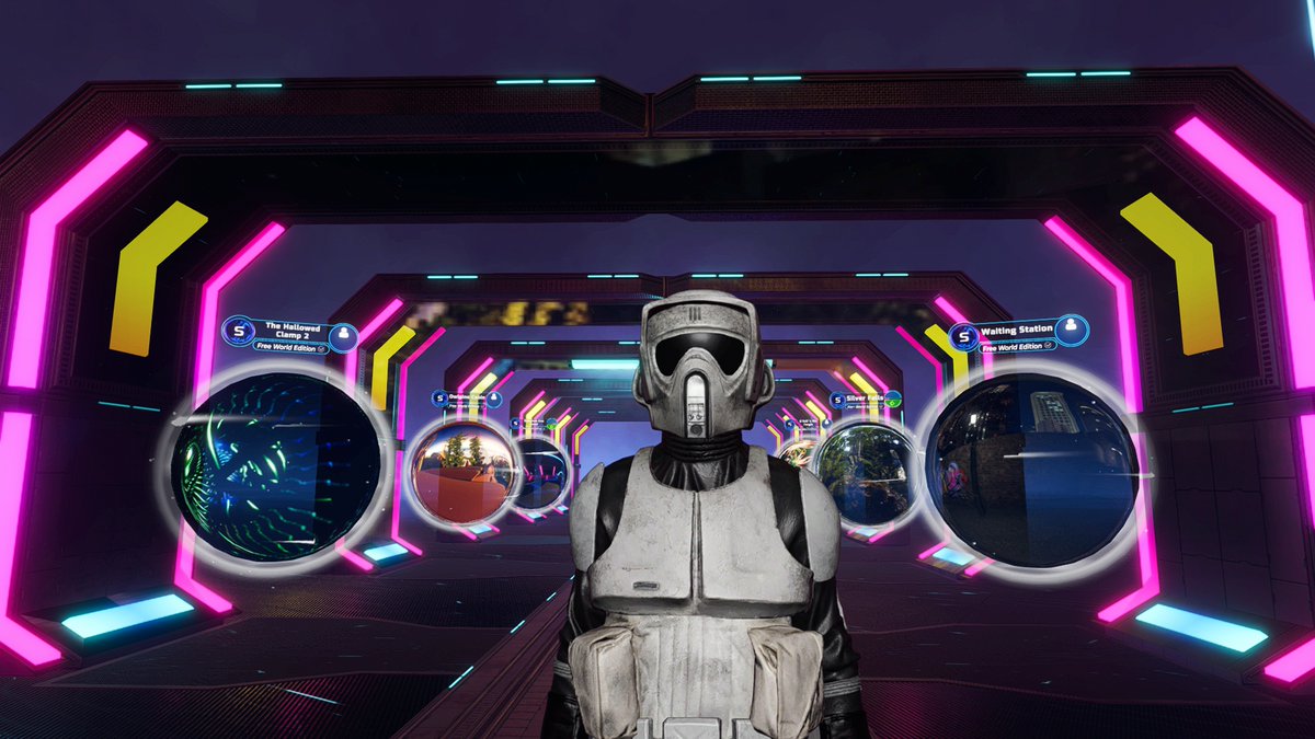 SomniumTimes's tweet image. We love the new #WorldsHub in @SomniumSpace! 😍 Step inside and you’re instantly transported to a parallel (virtual) universe with curated corridors, each packed with epic Worlds to discover! 🔥🌐
This and much more in our latest article: somniumtimes.com/2025/07/10/som…
#SomniumSpace…