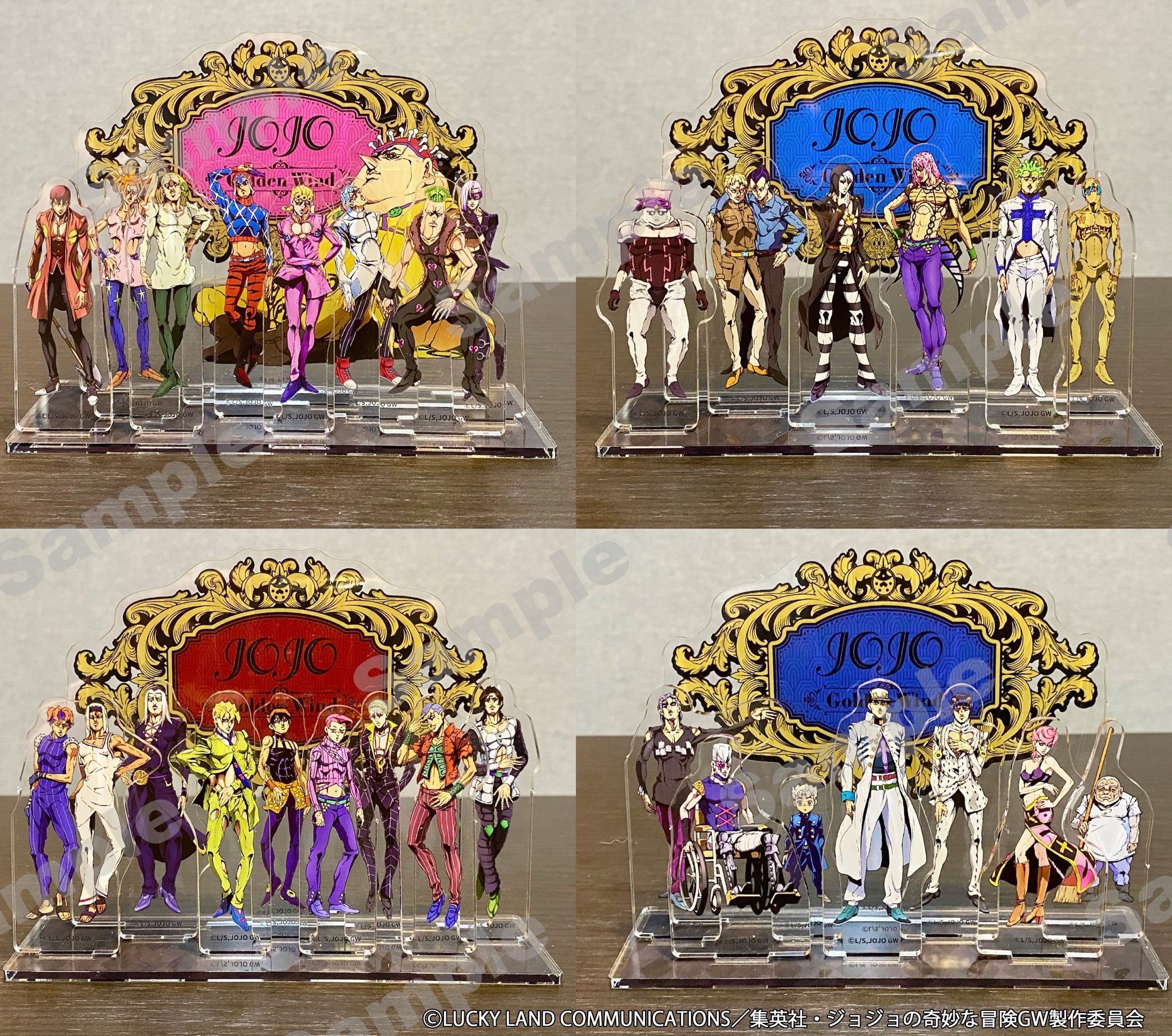 ジョジョアニメ10周年記念展 フェアアイル柄　マフラー ジョジョアニメ10周年記念展 マフラー フェアアイル柄 JOJO