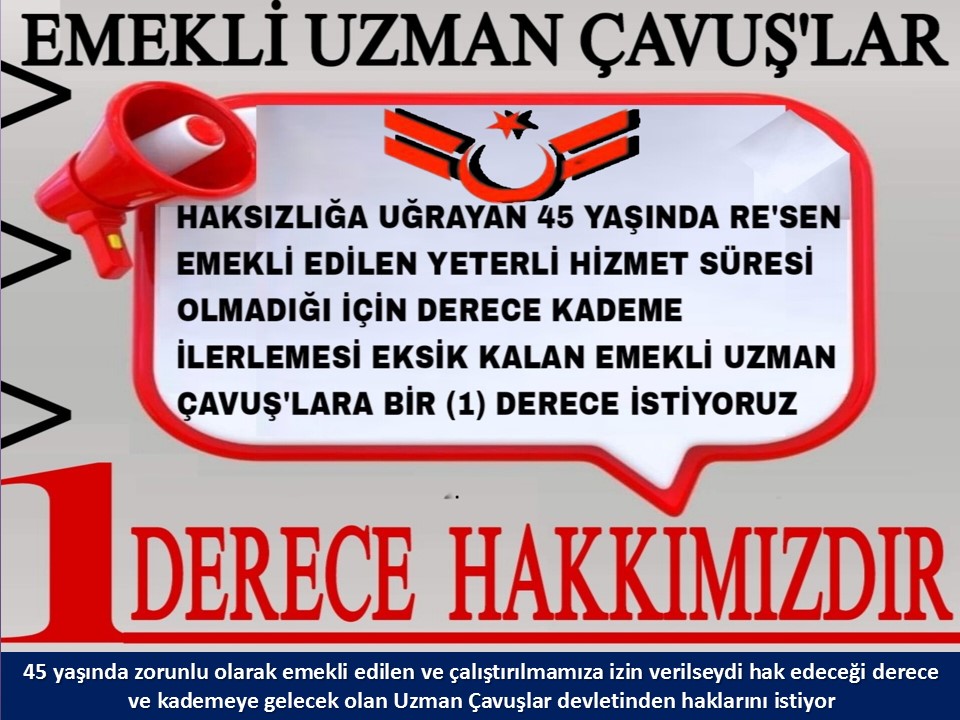 Murat ÖNÜR (@muratnr3) on Twitter photo #UzmanÇavuş
#UzmanÇavuşlar
#UzmanÇavuşGeçinemiyor
#BirDereceHak
<a href="/RTErdogan/">Recep Tayyip Erdoğan</a>
<a href="/tcsavunma/">T.C. Millî Savunma Bakanlığı</a>
<a href="/hulusiakarmedya/">Hulusi AKAR</a>
<a href="/Akparti/">AK Parti</a>
<a href="/nacibostanci/">M. Naci Bostancı</a>
<a href="/akbasogluemin/">Av. M.Emin AKBAŞOĞLU 🇹🇷</a>
<a href="/AliYerlikaya/">Ali Yerlikaya</a>
<a href="/UlviYonter/">Dr.İzzet Ulvi YÖNTER</a>
<a href="/dbdevletbahceli/">Devlet Bahçeli</a>
<a href="/MHP_Bilgi/">MHP</a>
<a href="/mustafaelitas/">Mustafa Elitaş</a>
<a href="/UlviYonter/">Dr.İzzet Ulvi YÖNTER</a>
<a href="/erkanakcay45/">Erkan Akçay</a>
<a href="/TEMUD_2024/">TEMUD Türkiye Emekli Uzman Erbaşlar Derneği</a>
<a href="/alitilkici38/">Ali Tilkici 🇹🇷</a>
<a href="/HMBakanligi/">T.C. Hazine ve Maliye Bakanlığı</a> #UzmanÇavuş
#UzmanÇavuşlar
#UzmanÇavuşGeçinemiyor
#BirDereceHak
<a href="/RTErdogan/">Recep Tayyip Erdoğan</a>
<a href="/tcsavunma/">T.C. Millî Savunma Bakanlığı</a>
<a href="/hulusiakarmedya/">Hulusi AKAR</a>
<a href="/Akparti/">AK Parti</a>
<a href="/nacibostanci/">M. Naci Bostancı</a>
<a href="/akbasogluemin/">Av. M.Emin AKBAŞOĞLU 🇹🇷</a>
<a href="/AliYerlikaya/">Ali Yerlikaya</a>
<a href="/UlviYonter/">Dr.İzzet Ulvi YÖNTER</a>
<a href="/dbdevletbahceli/">Devlet Bahçeli</a>
<a href="/MHP_Bilgi/">MHP</a>
<a href="/mustafaelitas/">Mustafa Elitaş</a>
<a href="/UlviYonter/">Dr.İzzet Ulvi YÖNTER</a>
<a href="/erkanakcay45/">Erkan Akçay</a>
<a href="/TEMUD_2024/">TEMUD Türkiye Emekli Uzman Erbaşlar Derneği</a>
<a href="/alitilkici38/">Ali Tilkici 🇹🇷</a>
<a href="/HMBakanligi/">T.C. Hazine ve Maliye Bakanlığı</a>