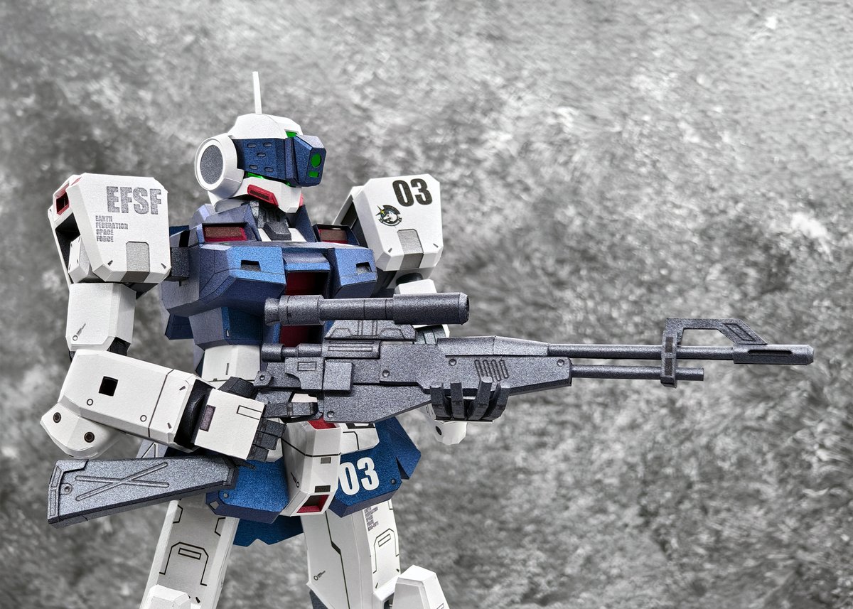 #ペーパークラフト #papercraft #papermodel
#紙模型
#ガンダム
RGM-79SP GM SNIPER II
Source: karenz.taobao.com
Designer: 嘉倫
Color can be customized.