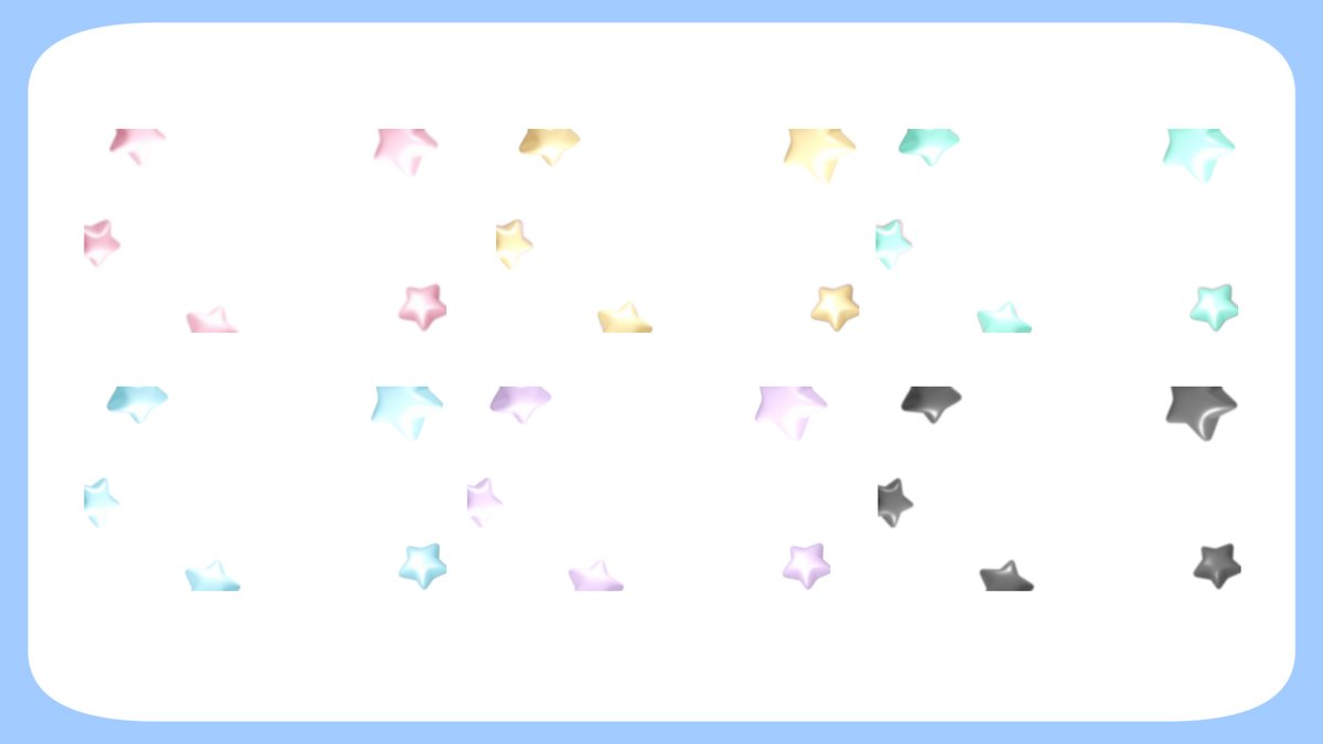 AOmaterial's tweet image. ［素材追加!］
立体的な3Dお星さまフレーム全6種
aomaterial.com/2025/07/14/3dr…
角度があるので、サムネイルの手前に置くと奥行きがあるサムネイルや配信画面が作れます！

フォロー、RT、いいねお待ちしております！
#Vtuber素材 #AOmaterial #フリー素材