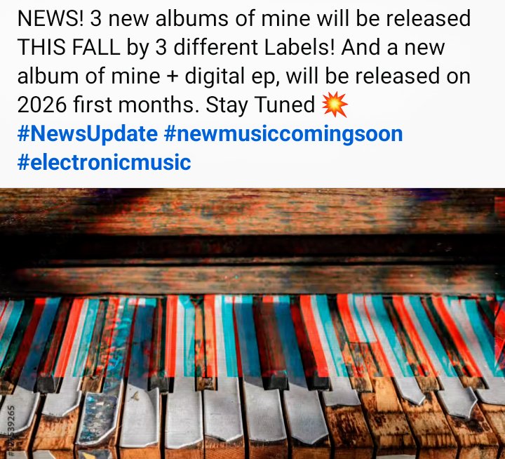 Check my Bandcamp: thechildofacreek.bandcamp.com

#newmusic2025 <a href="/__Electronic/">ElectronicMusic News</a>