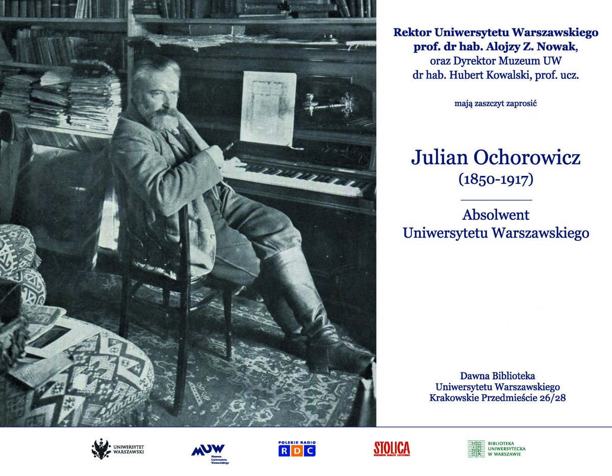 Genialny wynalazca, jeden z najlepszych jakich miał polski naród. To on był pierwowzorem postaci wynalazcy Juliana Ochockiego w „Lalce” Bolesława Prusa! Uważany jest za prekursora radia i telewizji. Muzeum UW zorganizowało wystawę biograficzną (czynna do 31 lipca br.) 👤