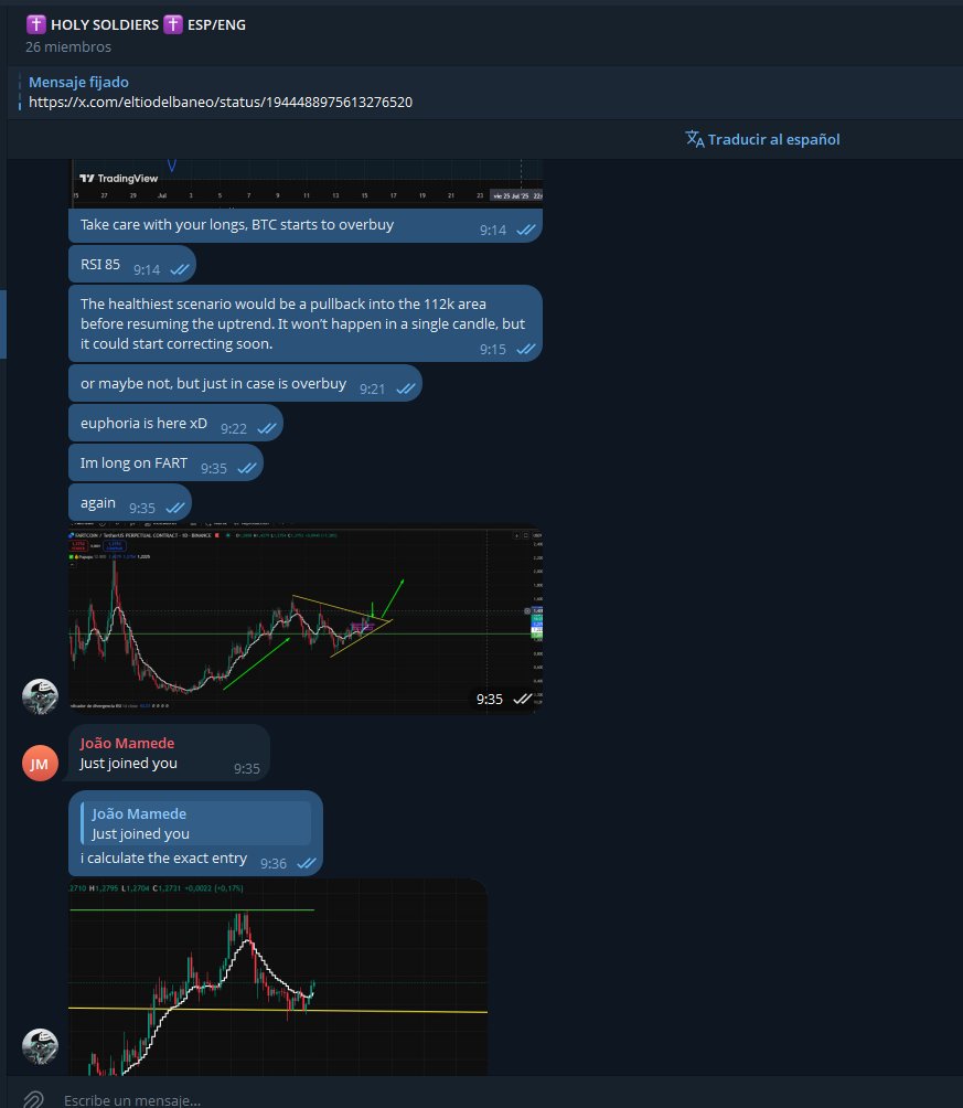 My current position is on FARTCOIN,

The PnL of these past days isn’t luck it’s work, dedication, and hours spent reviewing charts.

If you’re in the Holy Soldiers, there’s only one reason: to make money.

Let me know if you want to enter on <a href="/topdog_perp/">TopDog 🤘</a> 

CODE: HOLYY

STAY